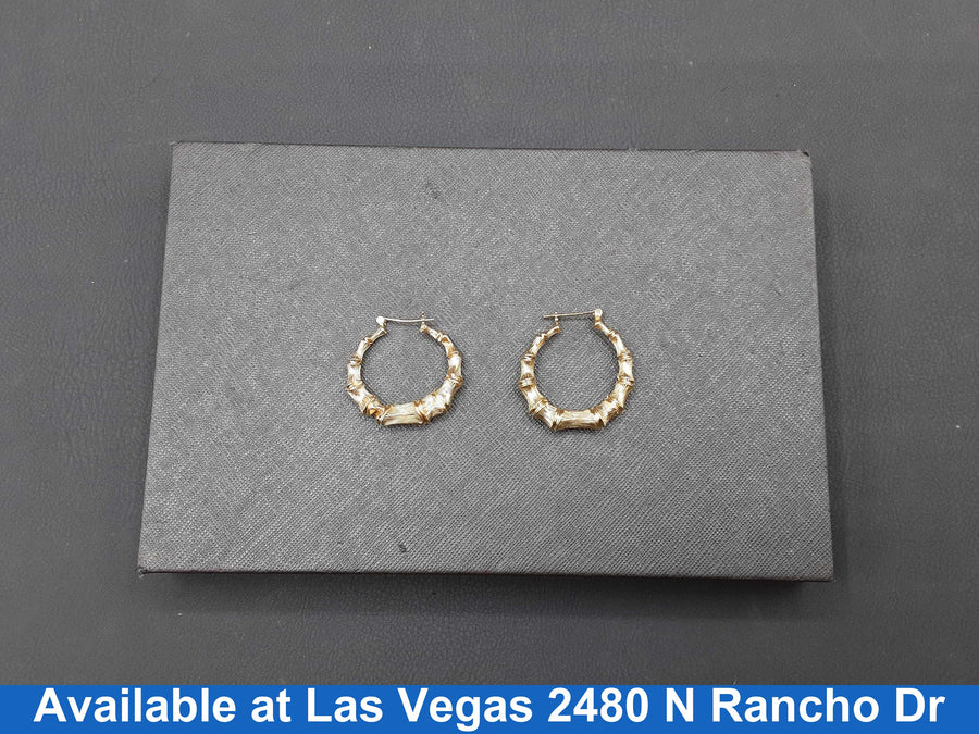Earrings - Yellow Gold 14k (.585) 3.4 grams