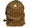 Mcm Stark Backpack In Visetos Brown Backpack / Briefcase / Bag