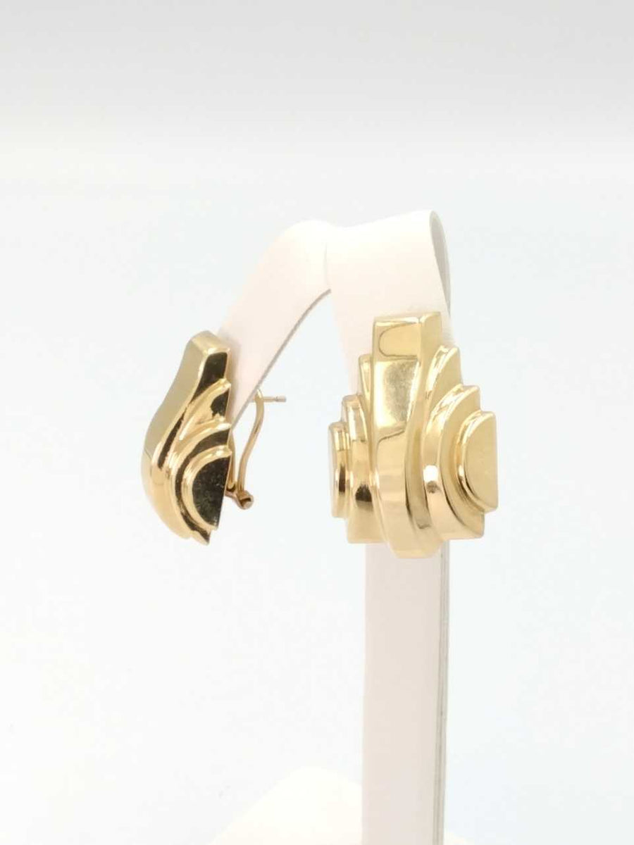 Earrings - Yellow Gold 14k (.585) 6.2 grams