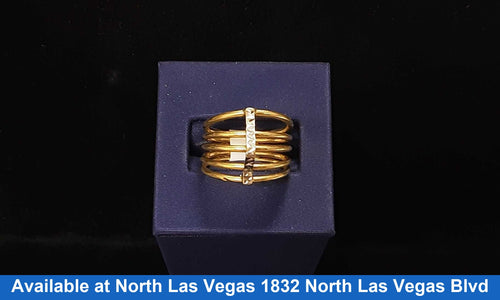 Women's Ring - Yellow Gold 14k (.585) 2 grams Size 5