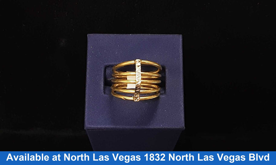 Women's Ring - Yellow Gold 14k (.585) 2 grams Size 5