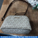 Michael Kors Dome Crossbody Beige / Tan Purse / Handbag