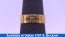 Ring - Wedding Band - Yellow Gold 10k (.417) 3.4 grams Size 9