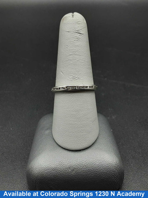 Ring - Wedding Band - White Gold 10k (.417) 1.7 grams Size 7.5