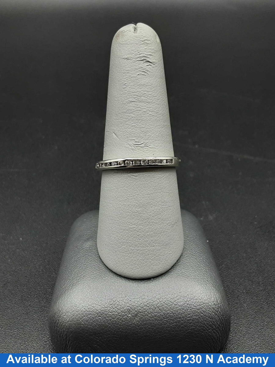 Ring - Wedding Band - White Gold 10k (.417) 1.7 grams Size 7.5