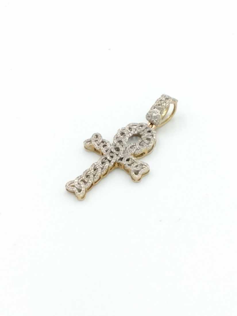 Diamond Pendant - Yellow Gold 10k (.417) 4.6 grams