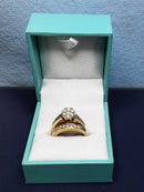 Ring - Engagement Set - Yellow Gold 14k (.585) 7.3 grams Size 5