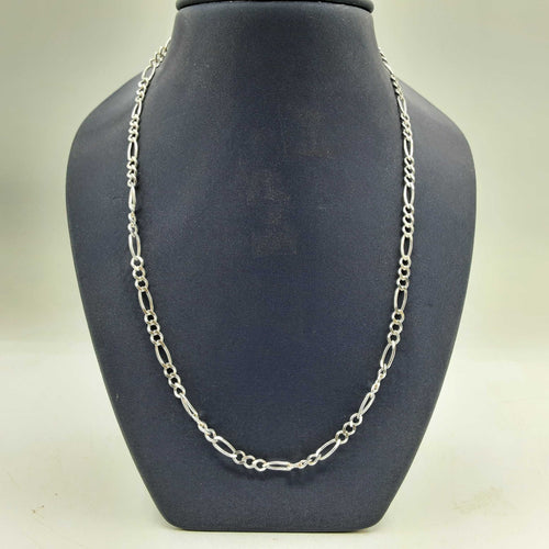Figaro Chain - Silver 8.8 grams 22 inch