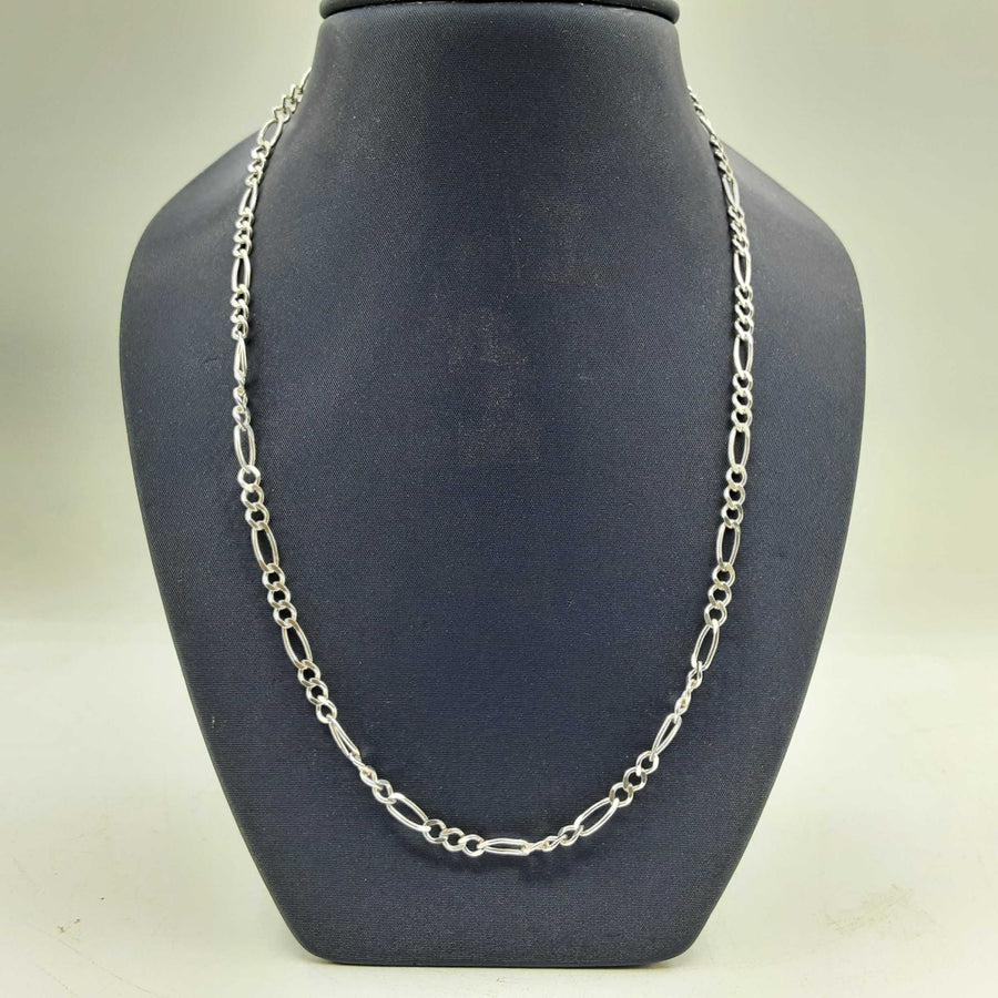 Figaro Chain - Silver 8.8 grams 22 inch