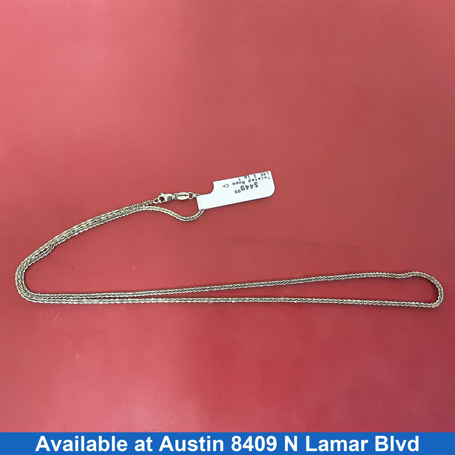 Rope Chain - Yellow Gold 14k (.585) 3.1 grams 18 inch