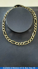 Figaro Chain - Yellow Gold 10k (.417) 29.3 grams 22 inch