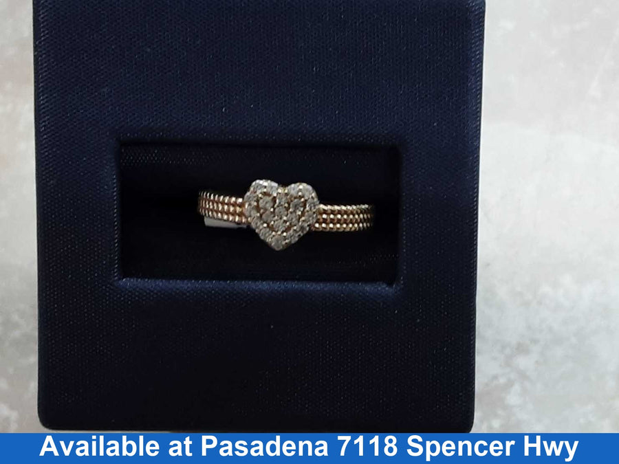 Women's Ring - Yellow Gold 14k (.585) 1.2 grams Size 20