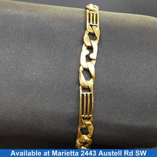 Turkish Bracelet - Yellow Gold 14k (.585) 12.7 grams 8 inch