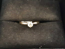 Women's Ring - Solitaire - White Gold 14k (.585) 1.8 grams Size 5