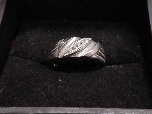 Men's Ring - White Gold 14k (.585) 3.3 grams Size 20