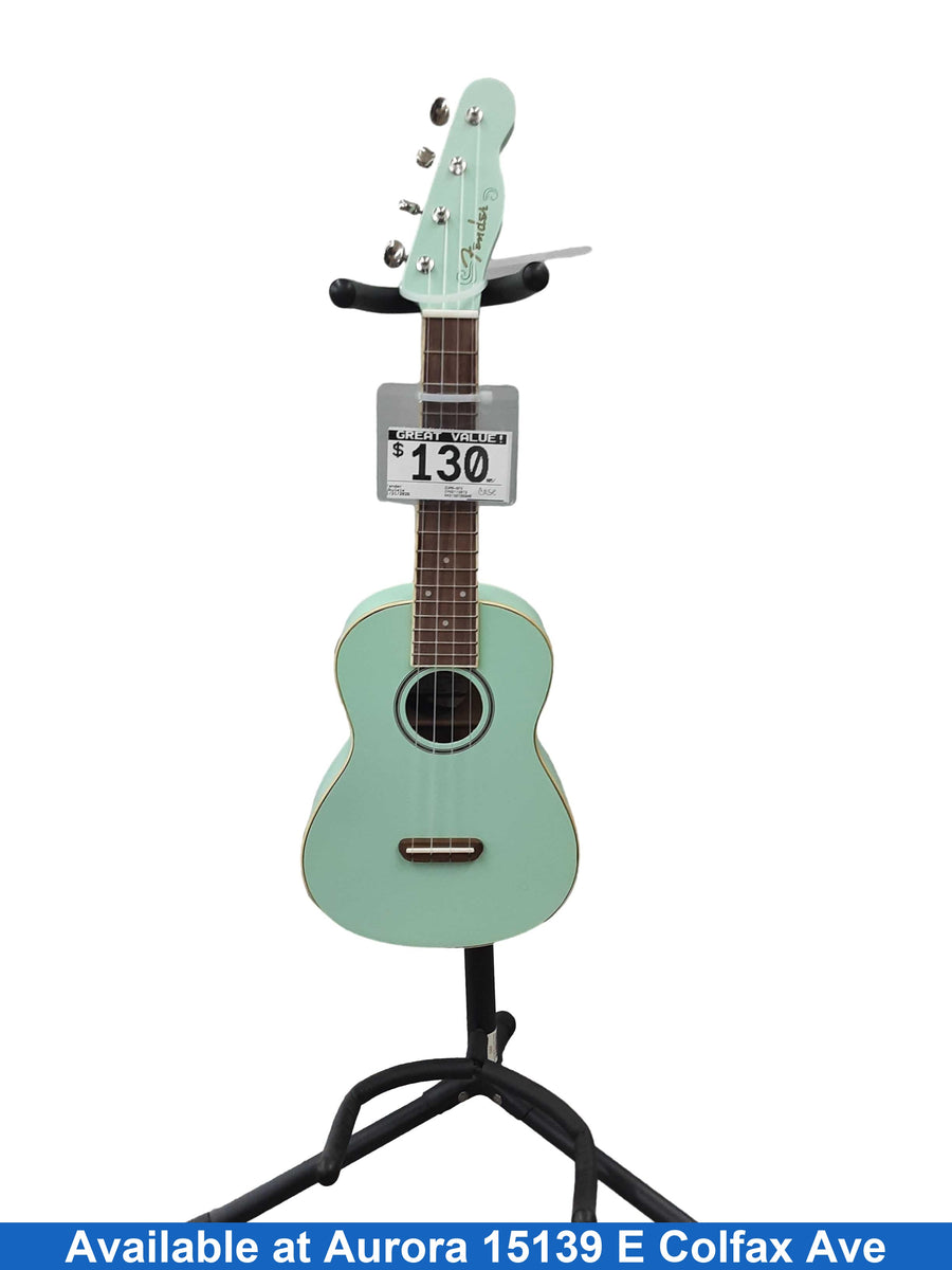 Fender Zuma-sfg Green Ukulele