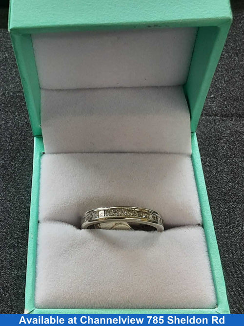 Women's Ring - Anniversary - White Gold 10k (.417) 2.6 grams Size 7