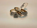 Ring - Engagement Set - Yellow Gold 10k (.417) 6.9 grams Size 8