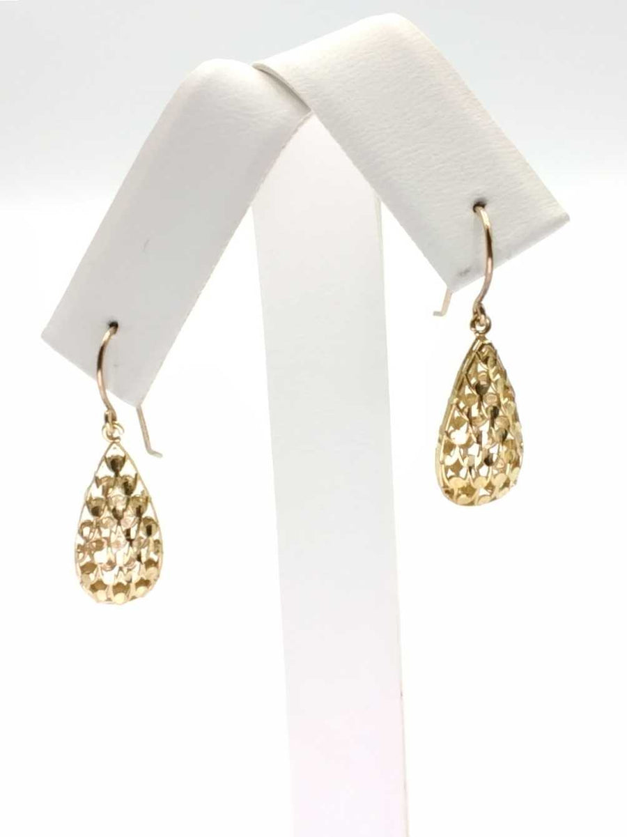 Hoop Earrings - Yellow Gold 10k (.417) 1.6 grams