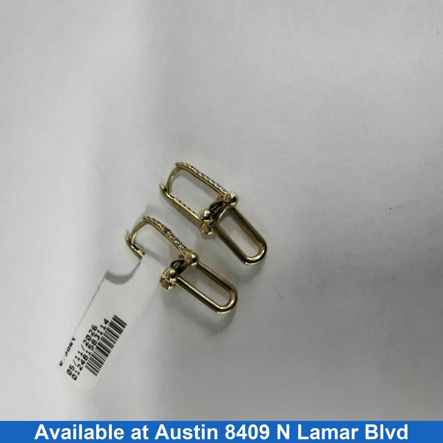 Earrings - Yellow Gold 10k (.417) 3.3 grams