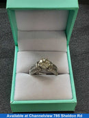 Women's Ring - White Gold 14k (.585) 7.6 grams Size 6.5