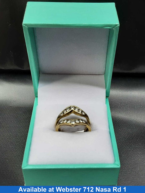 Women's Ring - Yellow Gold 14k (.585) 3.7 grams Size 4.5