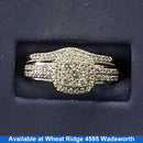 Ring - Engagement Set - White Gold 10k (.417) 5.1 grams Size 7