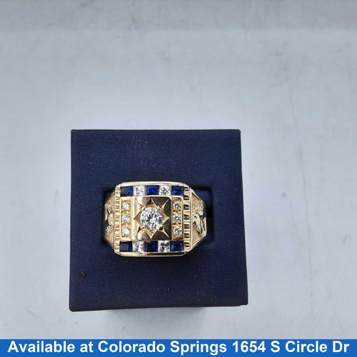 Men's Ring - Yellow Gold 14k (.585) 12.2 grams Size 11.5