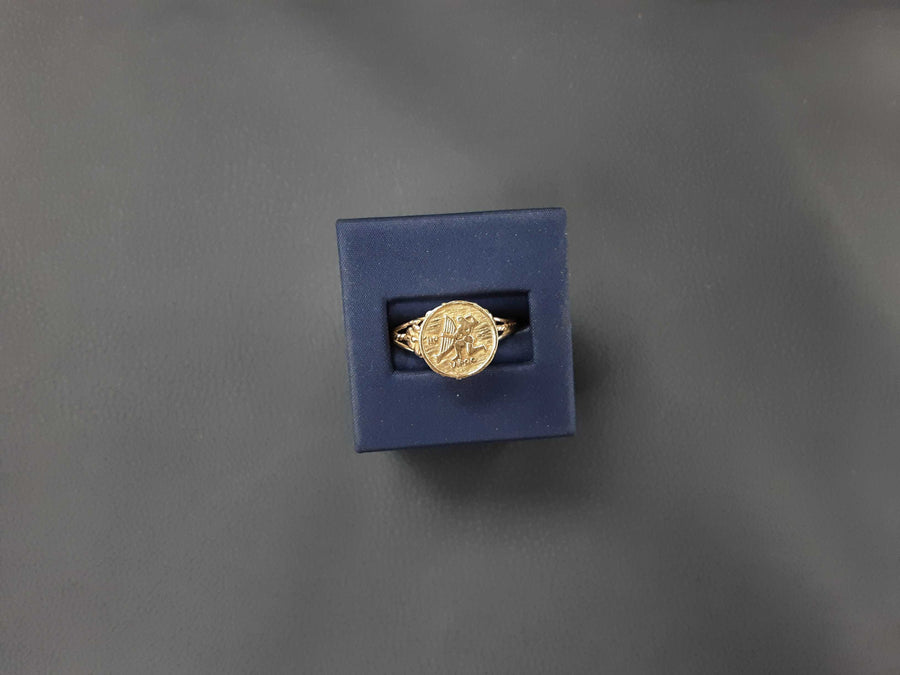 Women's Ring - Yellow Gold 10k (.417) 3.4 grams Size 10