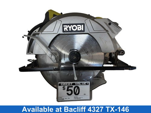 Ryobi Csb135l Green Corded Circular Saw