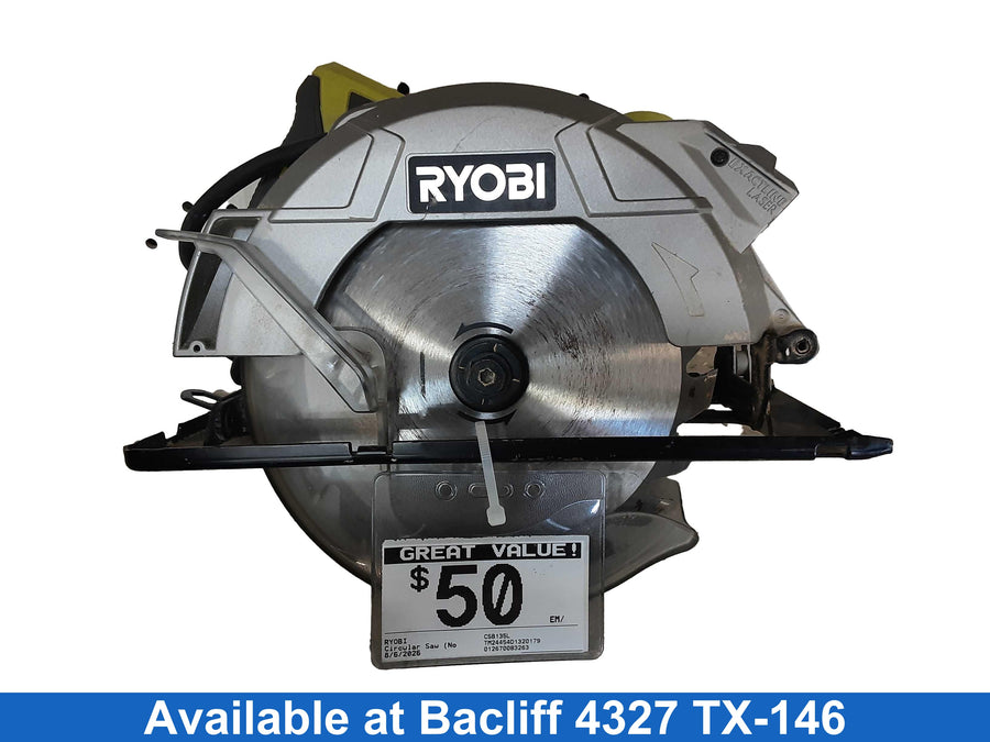 Ryobi Csb135l Green Corded Circular Saw