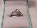 Ring - Engagement Set - White Gold 14k (.585) 2.7 grams Size 5.5