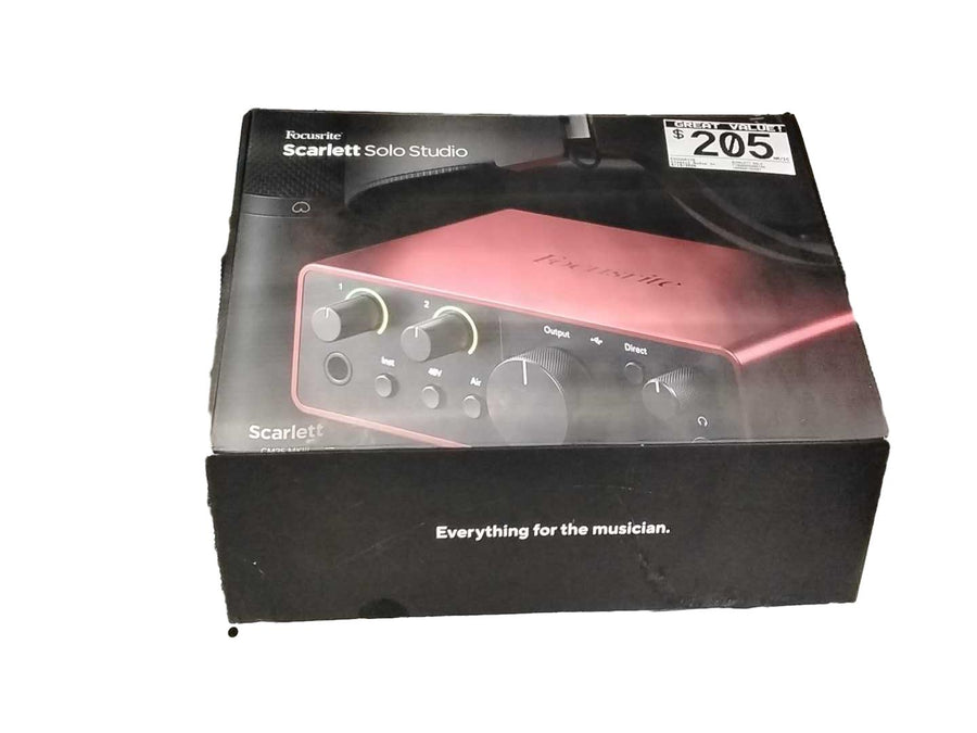 Focusrite Scarlett Solo Red Classic Audio Interface