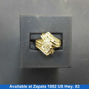 Women's Ring - Yellow Gold 10k (.417) 4.5 grams Size 7.5