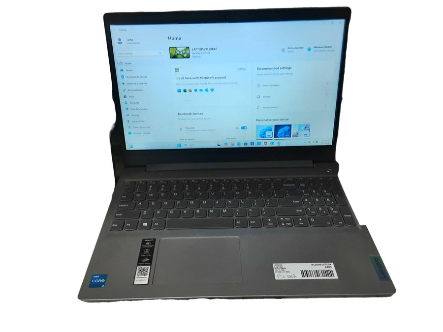 Lenovo 15ltl105 Intel Core I3 - 11th Generation 8 Gb 256 Gb Gray Laptop