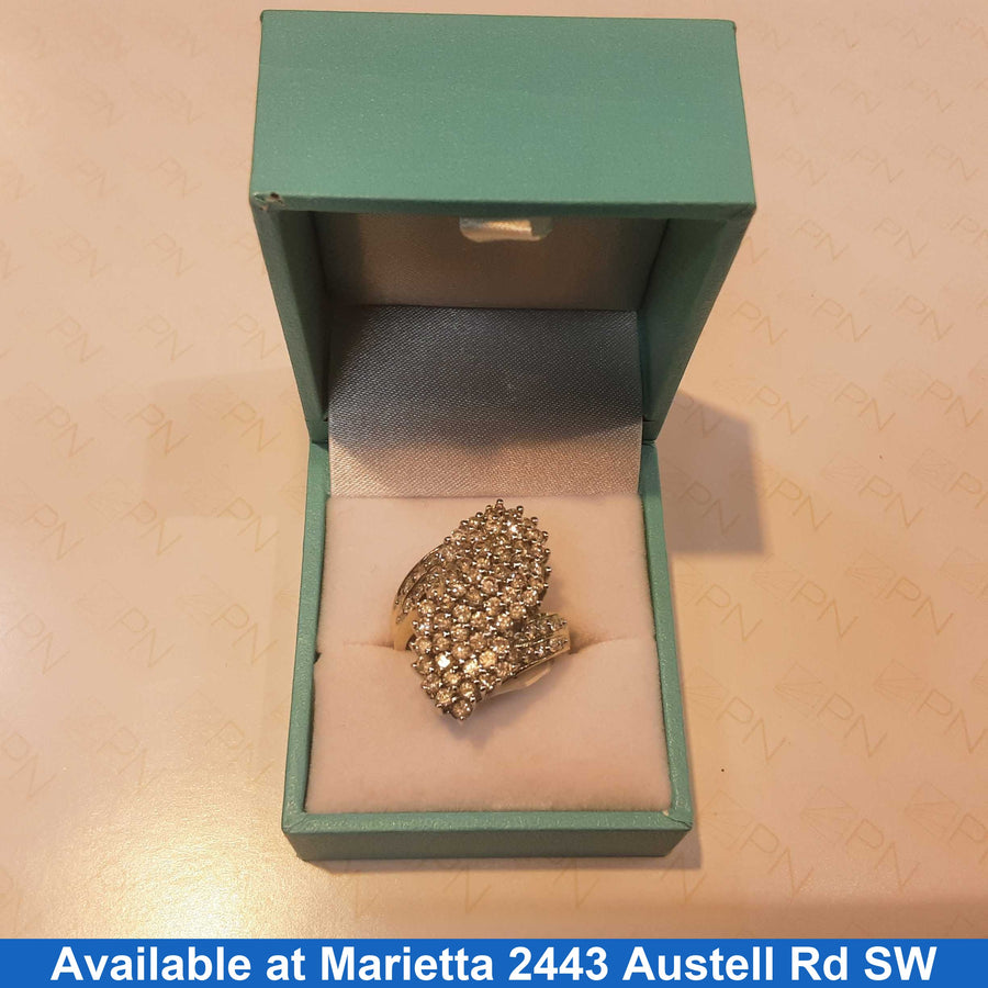 Women's Ring - Yellow Gold 14k (.585) 8.2 grams Size 20