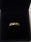Ring - Wedding Band - Yellow Gold 10k (.417) 2.2 grams Size 9