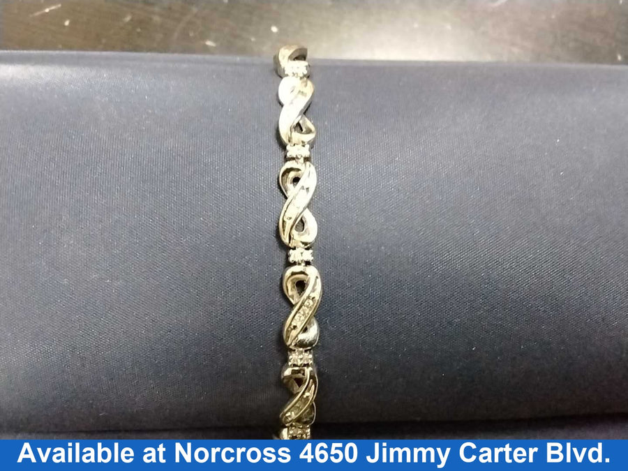 Bracelet - White Gold 14k (.585) 13 grams 7 inch