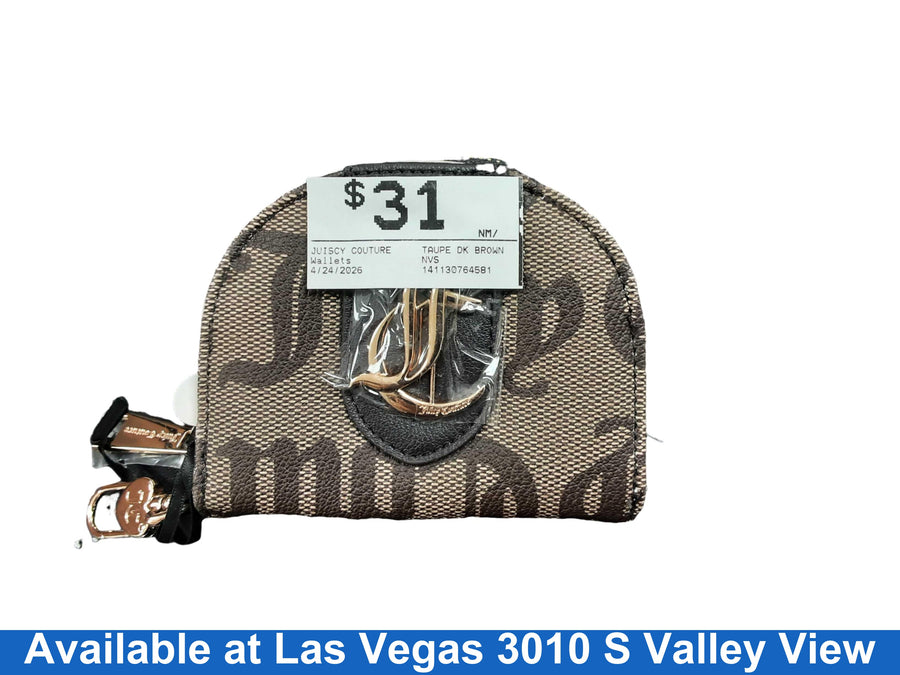 Juiscy Couture Taupe Dk Brown Brown Wallet