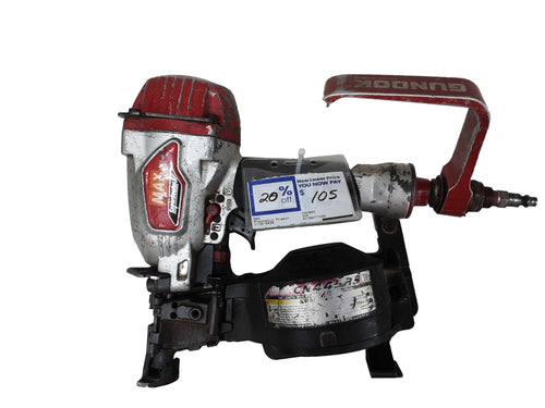 Max Cn445r3 Red Pneumatic Framing Nailer