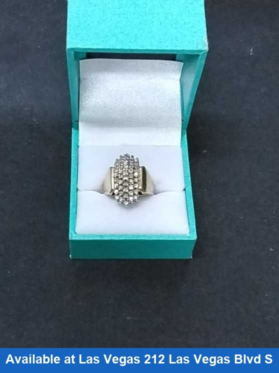 Women's Ring - Yellow Gold 10k (.417) 7 grams Size 20