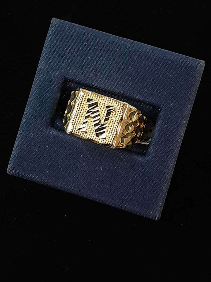 Men's Ring - Yellow Gold 10k (.417) 4.3 grams Size 20