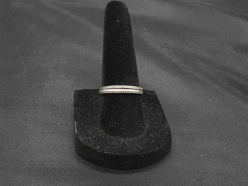 Ring - Wedding Band - White Gold 14k (.585) 2.1 grams Size 6.5
