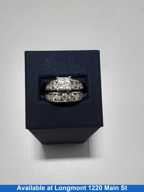 Ring - Engagement Set - White Gold 14k (.585) 10.8 grams Size 5