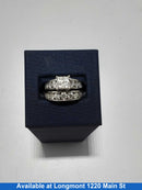 Ring - Engagement Set - White Gold 14k (.585) 10.8 grams Size 5