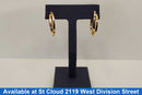Bangle Earrings - Yellow Gold 14k (.585) 2.111 grams