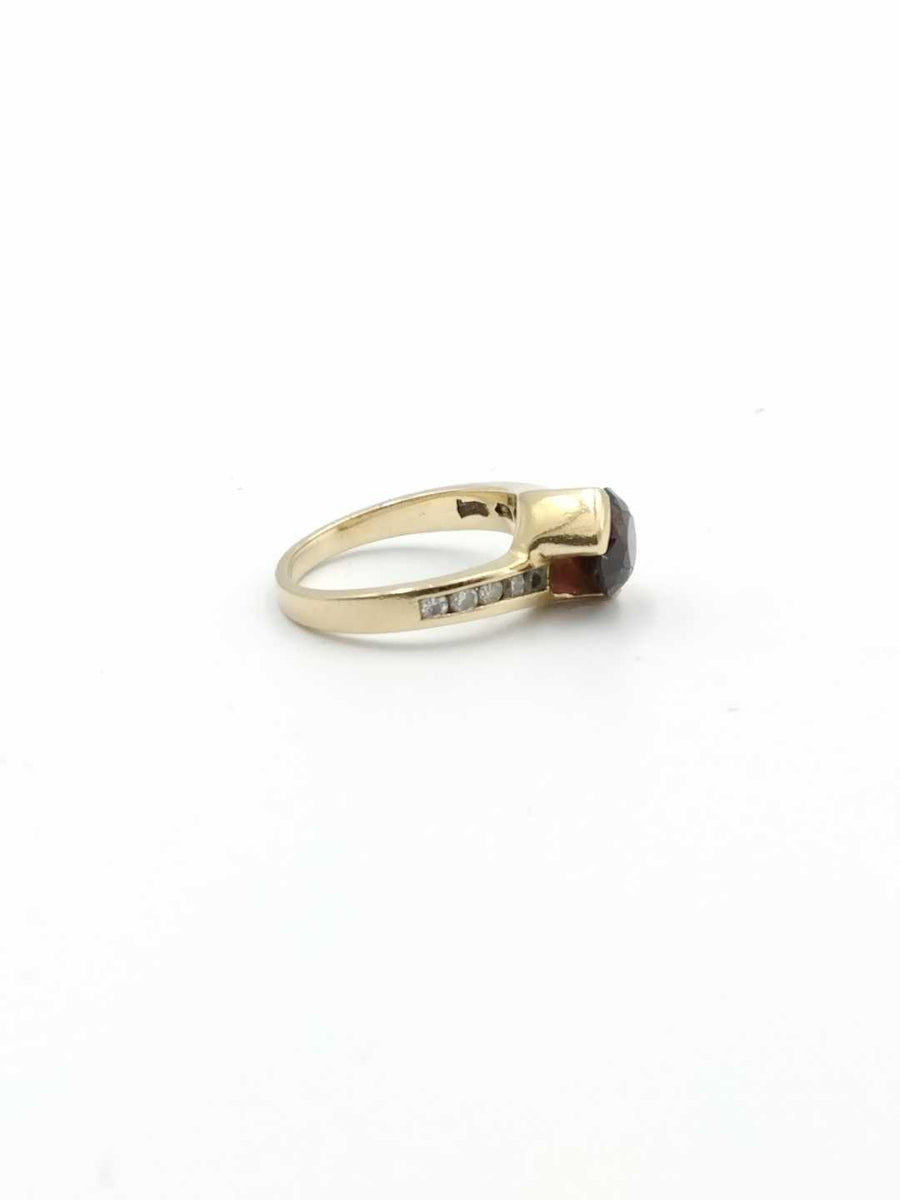 Women's Ring - Solitaire - Yellow Gold 14k (.585) 4.7 grams Size 6