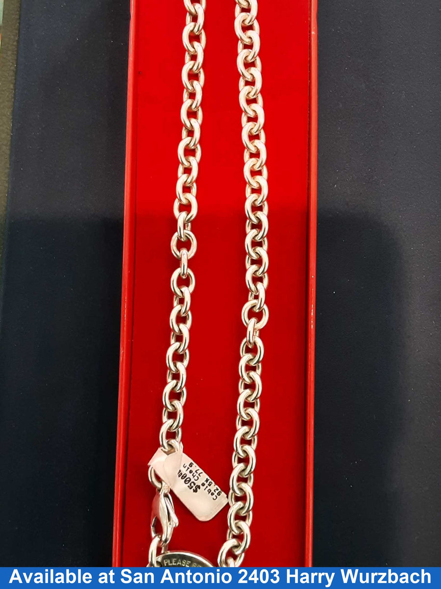 Chain - Silver 77.9 grams 22 inch