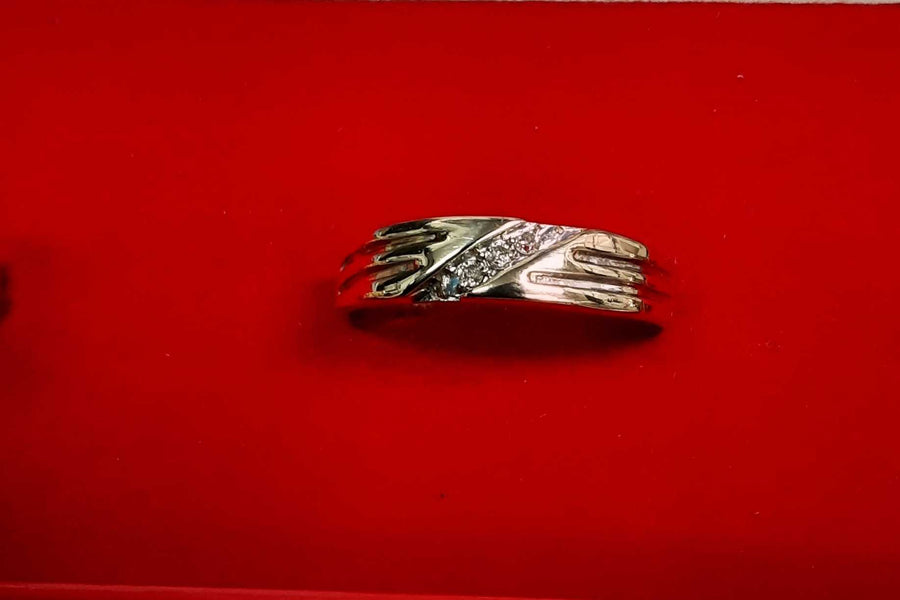 Ring - Wedding Band - Yellow Gold 10k (.417) 3.6 grams Size 12