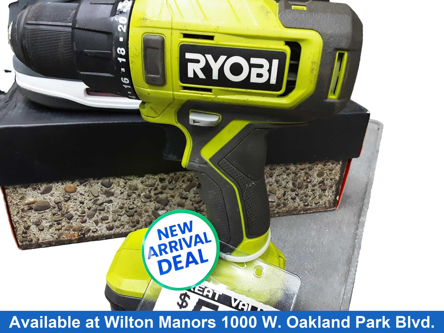 Ryobi Pcl206 Green Cordless Standard Drill